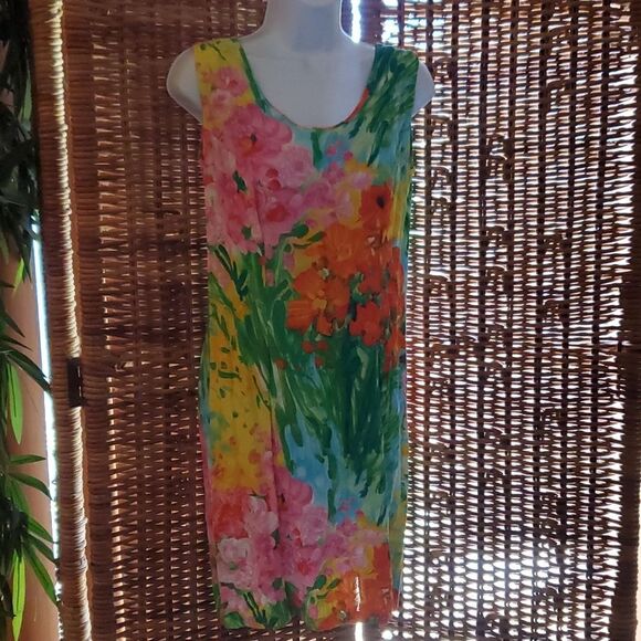 Vintage Jams World Bouquet Burst Dress L - Picture 2 of 8